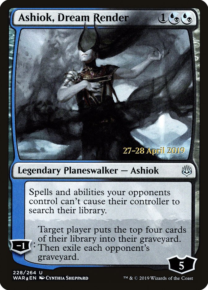 Ashiok, Dream Render  [War of the Spark Prerelease Promos] | The Time Vault CA