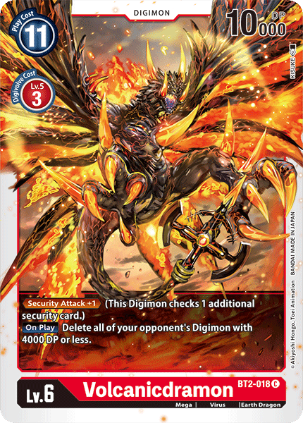 Volcanicdramon [BT2-018] [Release Special Booster Ver.1.0] | The Time Vault CA