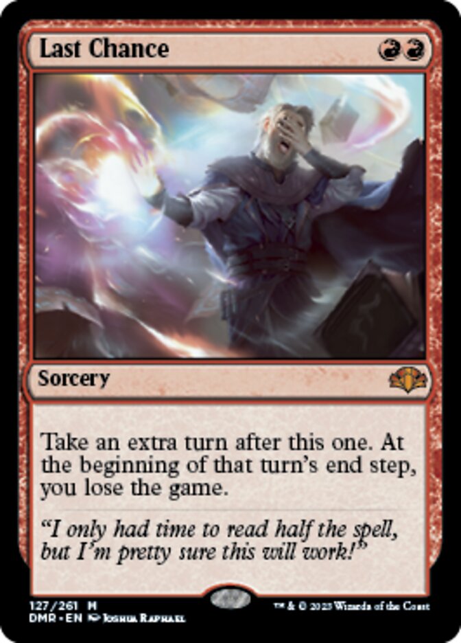 Last Chance [Dominaria Remastered] | The Time Vault CA