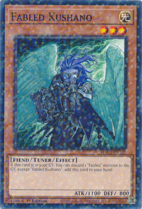 Fabled Kushano (Duel Terminal) [HAC1-EN127] Common | The Time Vault CA