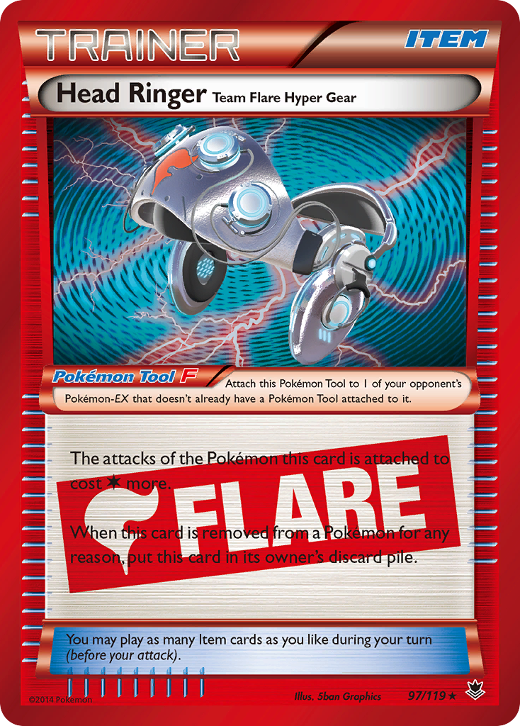 Head Ringer Team Flare Hyper Gear (97/119) [XY: Phantom Forces] | The Time Vault CA