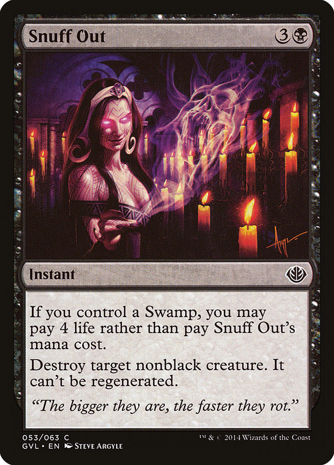 Snuff Out (Garruk vs. Liliana) [Duel Decks Anthology] | The Time Vault CA