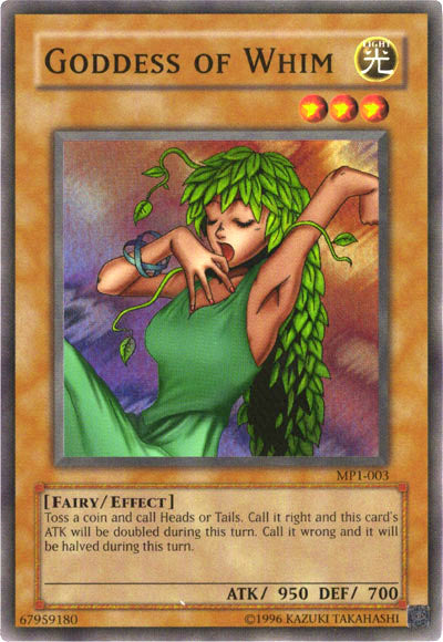 Goddess of Whim [MP1-003] Super Rare | The Time Vault CA