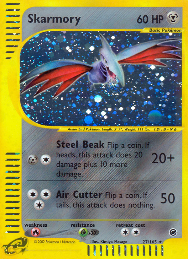 Skarmory (27/165) [Expedition: Base Set] | The Time Vault CA