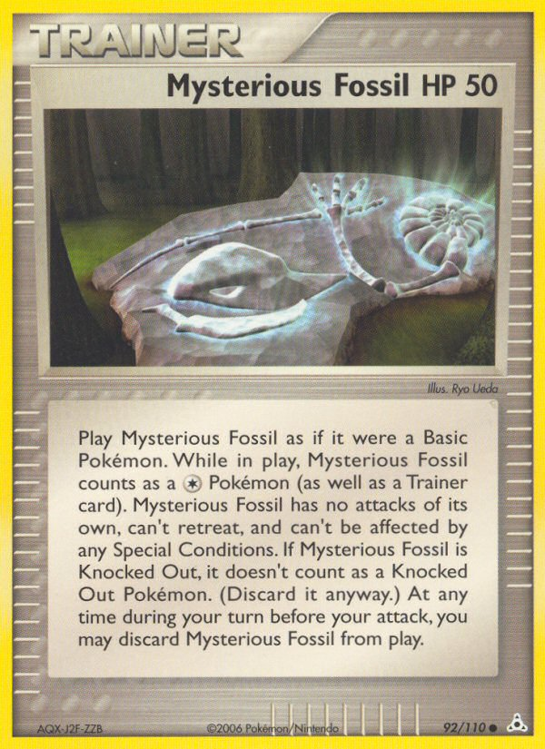 Mysterious Fossil (92/110) [EX: Holon Phantoms] | The Time Vault CA