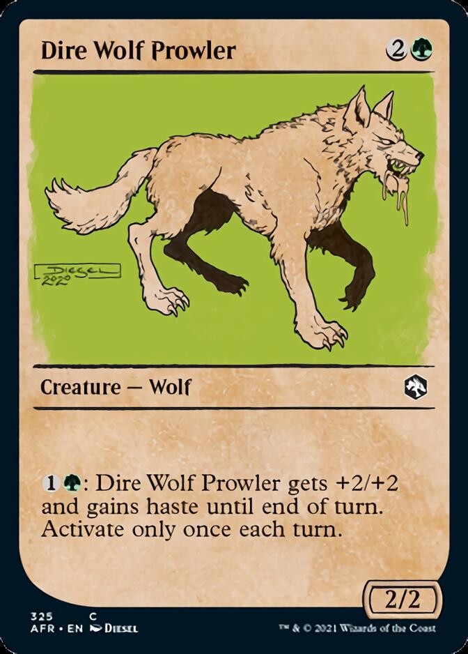 Dire Wolf Prowler (Showcase) [Dungeons & Dragons: Adventures in the Forgotten Realms] | The Time Vault CA