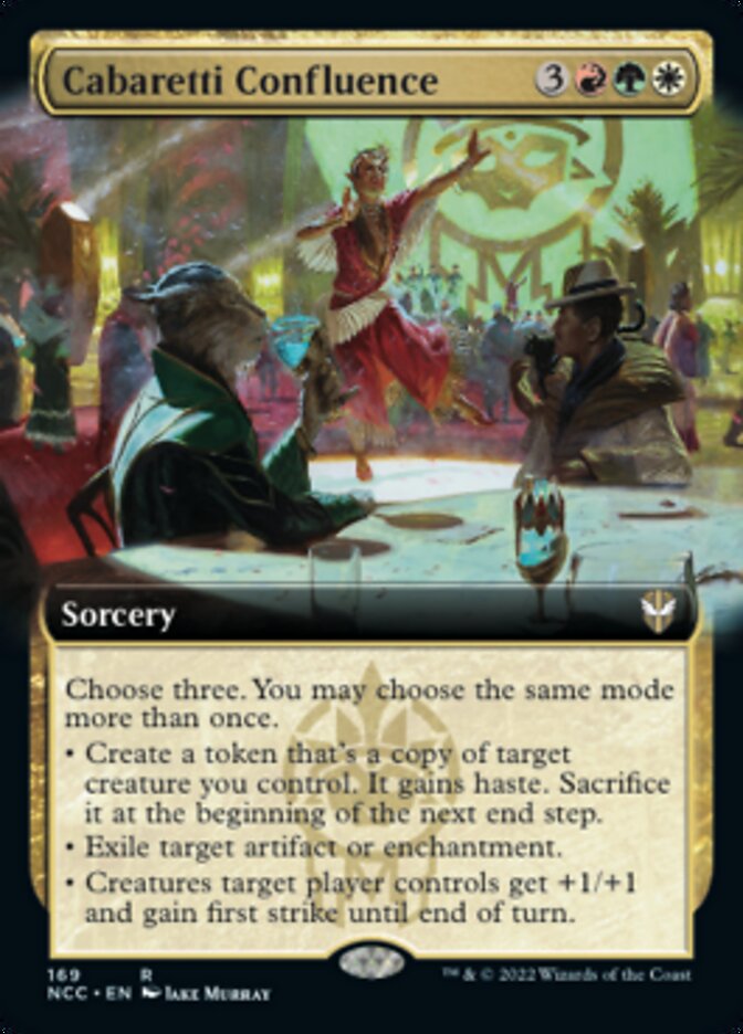 Cabaretti Confluence (Extended Art) [Streets of New Capenna Commander] | The Time Vault CA