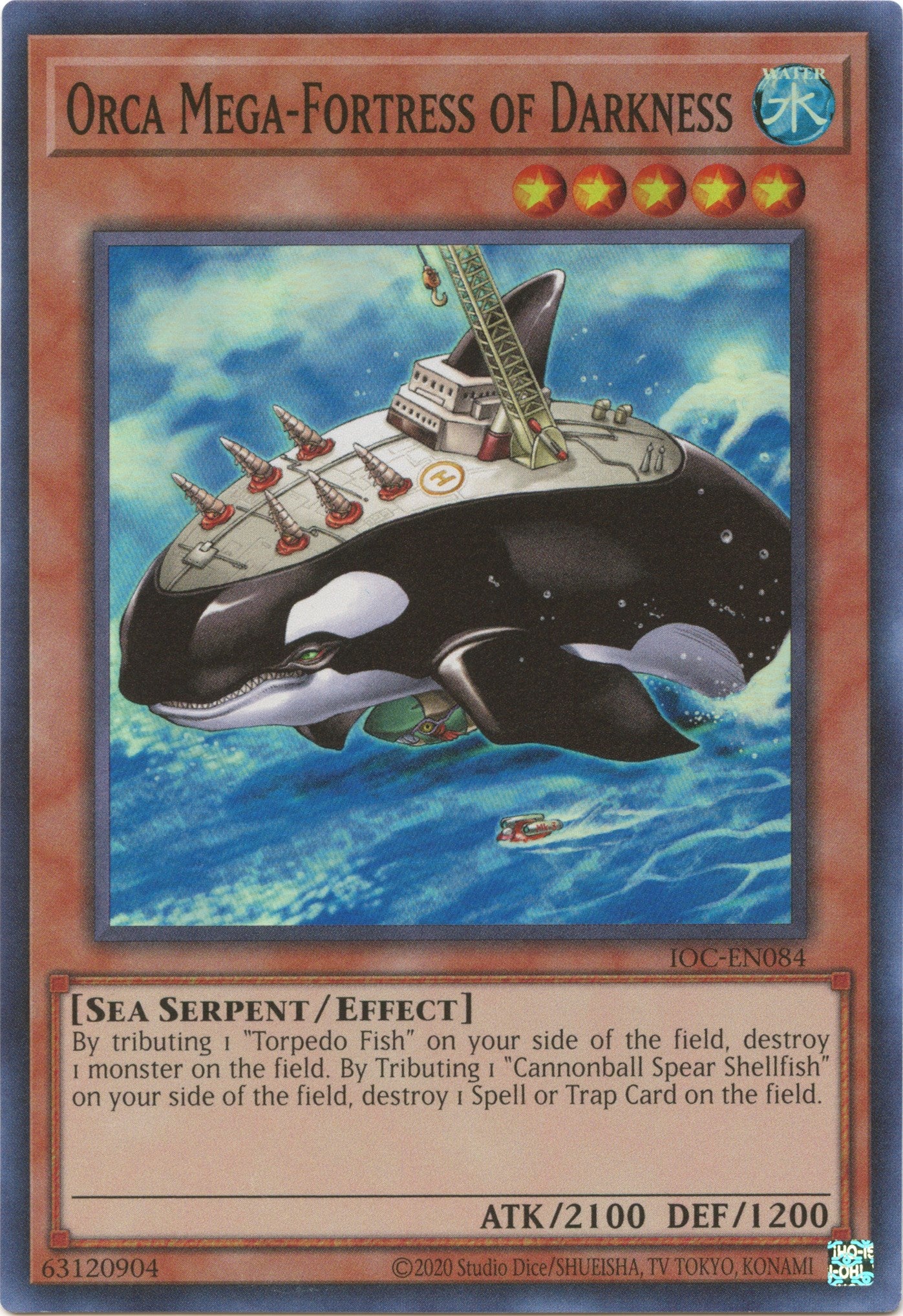 Orca Mega-Fortress of Darkness (25th Anniversary) [IOC-EN084] Super Rare | The Time Vault CA