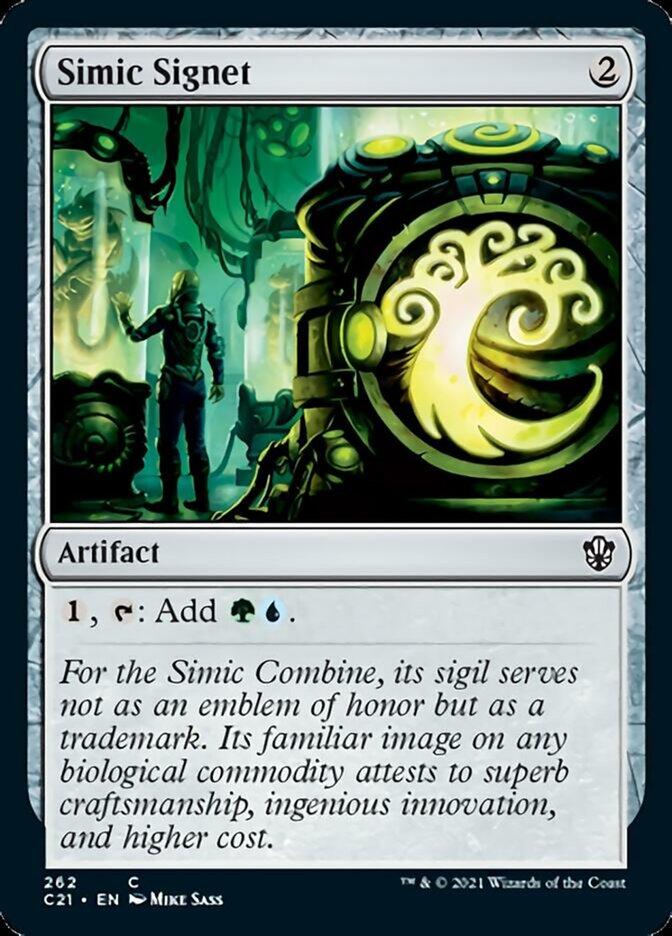 Simic Signet [Commander 2021] | The Time Vault CA