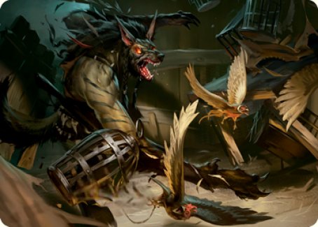 Wing Shredder Art Card [Innistrad: Midnight Hunt Art Series] | The Time Vault CA