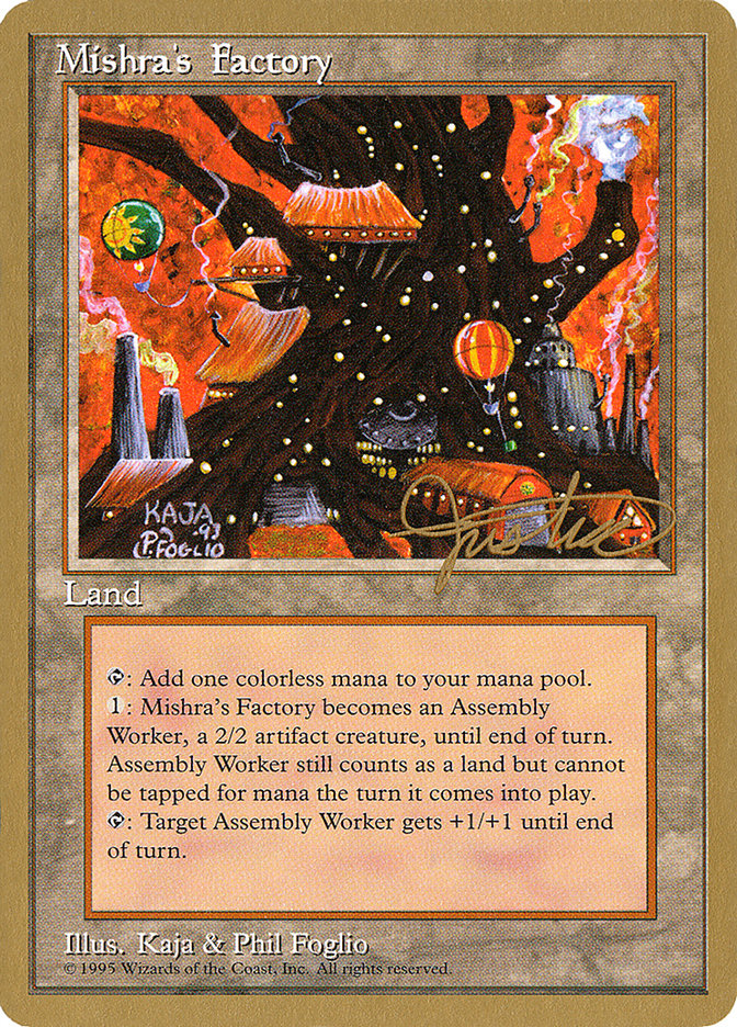 Mishra's Factory (Mark Justice) [Pro Tour Collector Set] | The Time Vault CA