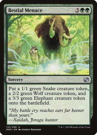 Bestial Menace [Modern Masters 2015] | The Time Vault CA