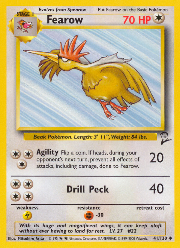 Fearow (41/130) [Base Set 2] | The Time Vault CA