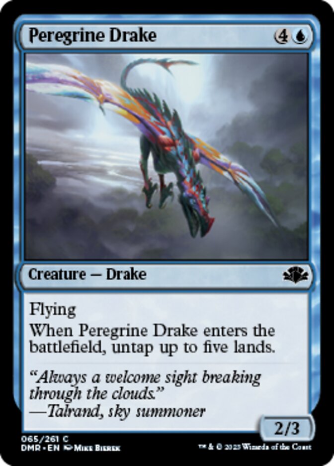 Peregrine Drake [Dominaria Remastered] | The Time Vault CA