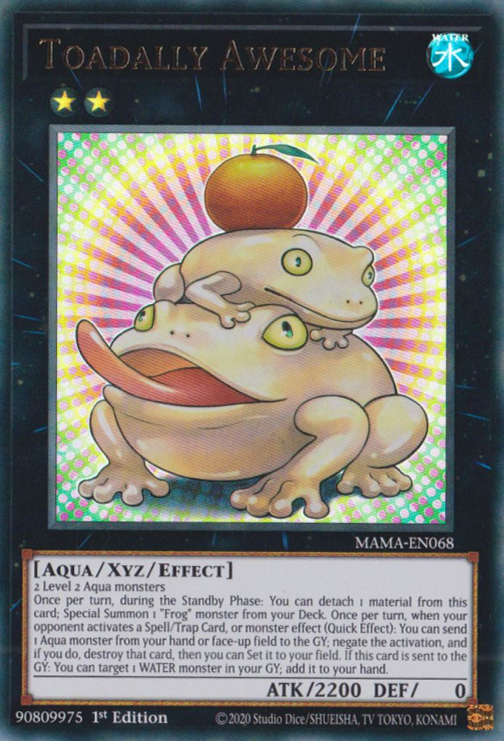 Toadally Awesome [MAMA-EN068] Ultra Rare | The Time Vault CA