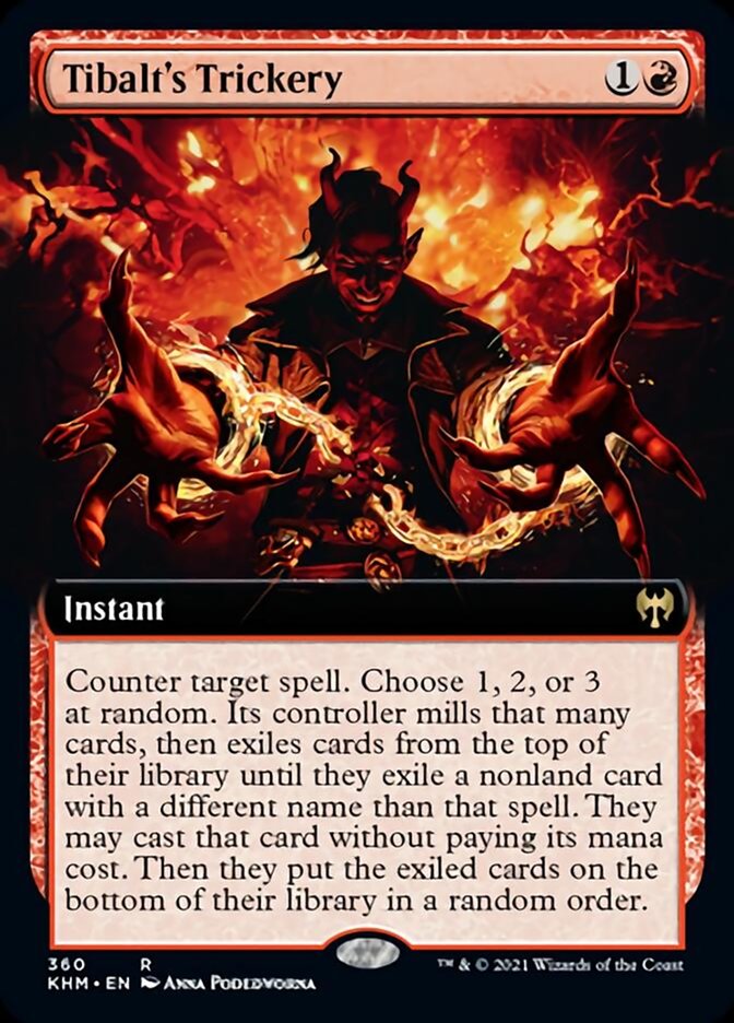 Tibalt's Trickery (Extended Art) [Kaldheim] | The Time Vault CA