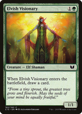 Elvish Visionary [Commander 2015] | The Time Vault CA