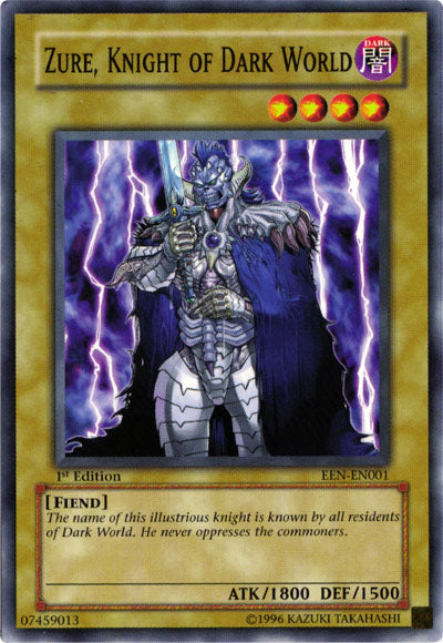 Zure, Knight of Dark World [EEN-EN001] Common | The Time Vault CA