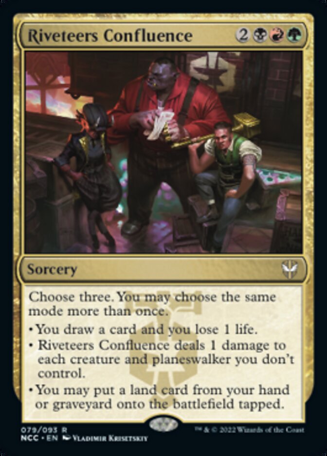 Riveteers Confluence [Streets of New Capenna Commander] | The Time Vault CA