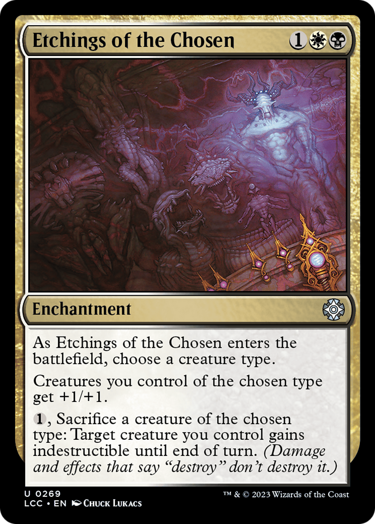 Etchings of the Chosen [The Lost Caverns of Ixalan Commander] | The Time Vault CA