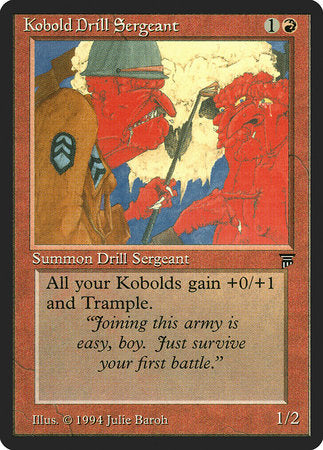 Kobold Drill Sergeant [Legends] | The Time Vault CA