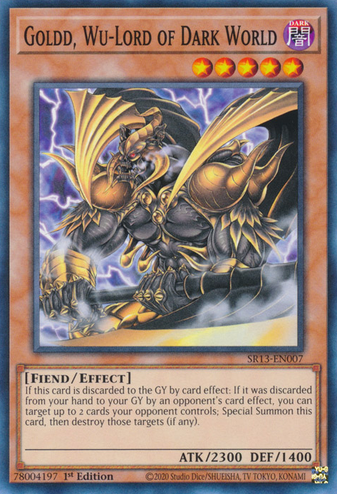 Goldd, Wu-Lord of Dark World [SR13-EN007] Common | The Time Vault CA