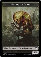 Elemental (0024) // Phyrexian Germ Double-Sided Token [Commander Masters Tokens] | The Time Vault CA