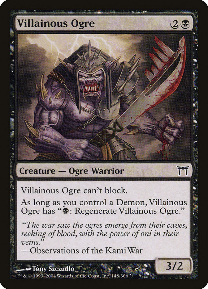 Villainous Ogre [Champions of Kamigawa] | The Time Vault CA