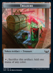 Treasure (015) // Rhino Warrior Double-sided Token [Streets of New Capenna Tokens] | The Time Vault CA