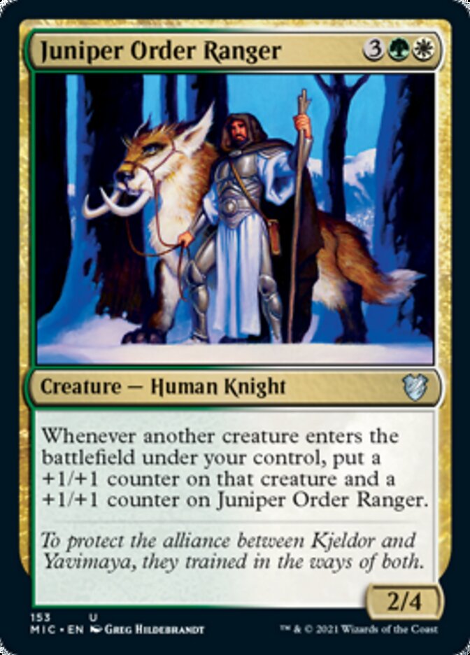 Juniper Order Ranger [Innistrad: Midnight Hunt Commander] | The Time Vault CA