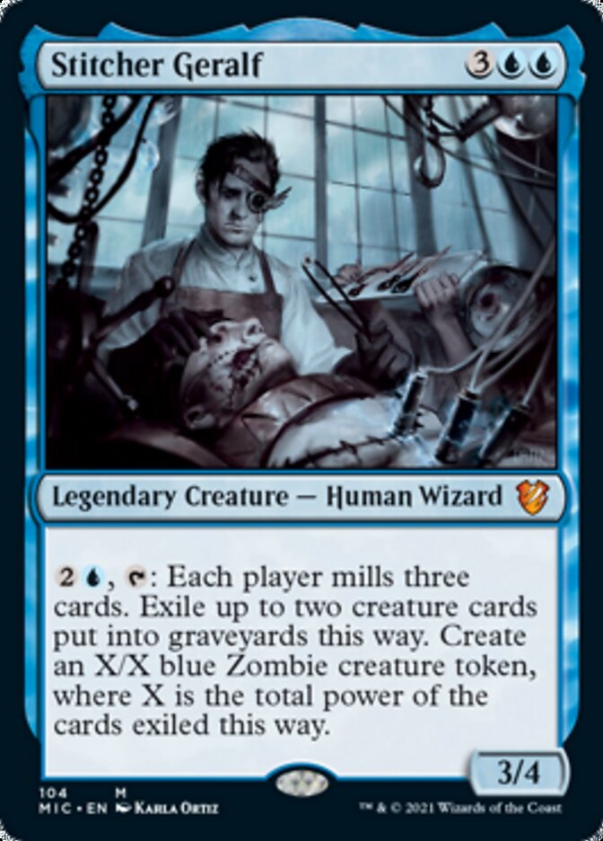 Stitcher Geralf [Innistrad: Midnight Hunt Commander] | The Time Vault CA