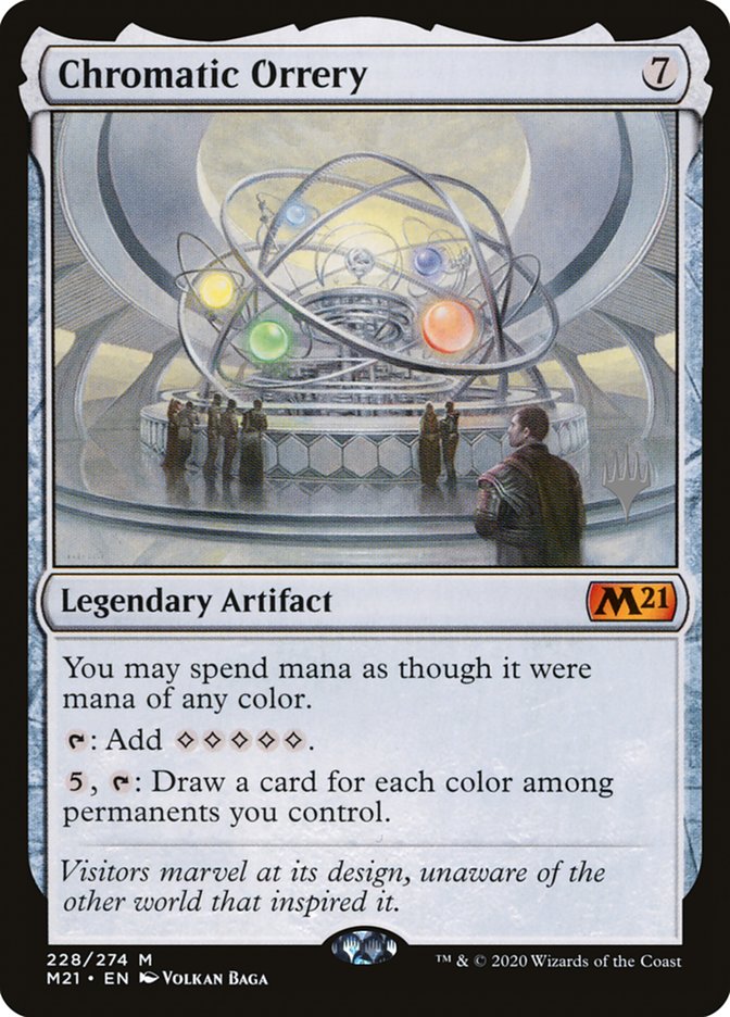 Chromatic Orrery (Promo Pack) [Core Set 2021 Promos] | The Time Vault CA
