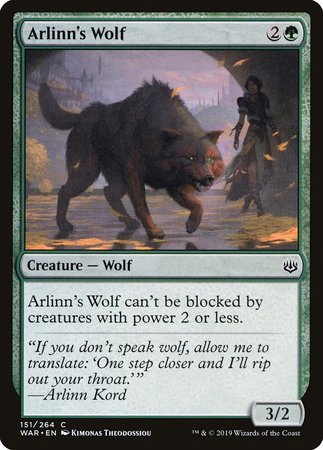 Arlinn's Wolf [War of the Spark] | The Time Vault CA