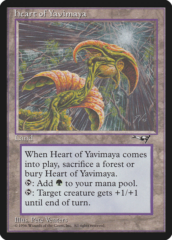 Heart of Yavimaya [Alliances] | The Time Vault CA