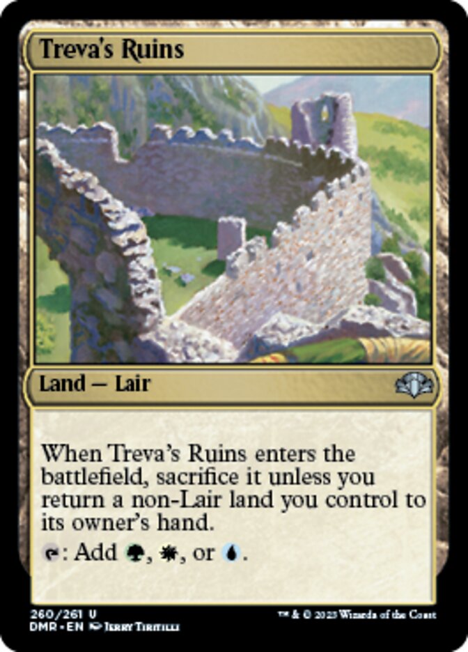 Treva's Ruins [Dominaria Remastered] | The Time Vault CA