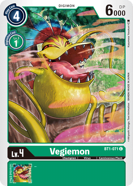 Vegiemon [BT1-071] [Release Special Booster Ver.1.0] | The Time Vault CA