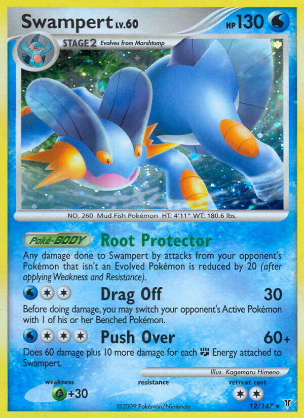 Swampert (12/147) (Theme Deck Exclusive) [Platinum: Supreme Victors] | The Time Vault CA