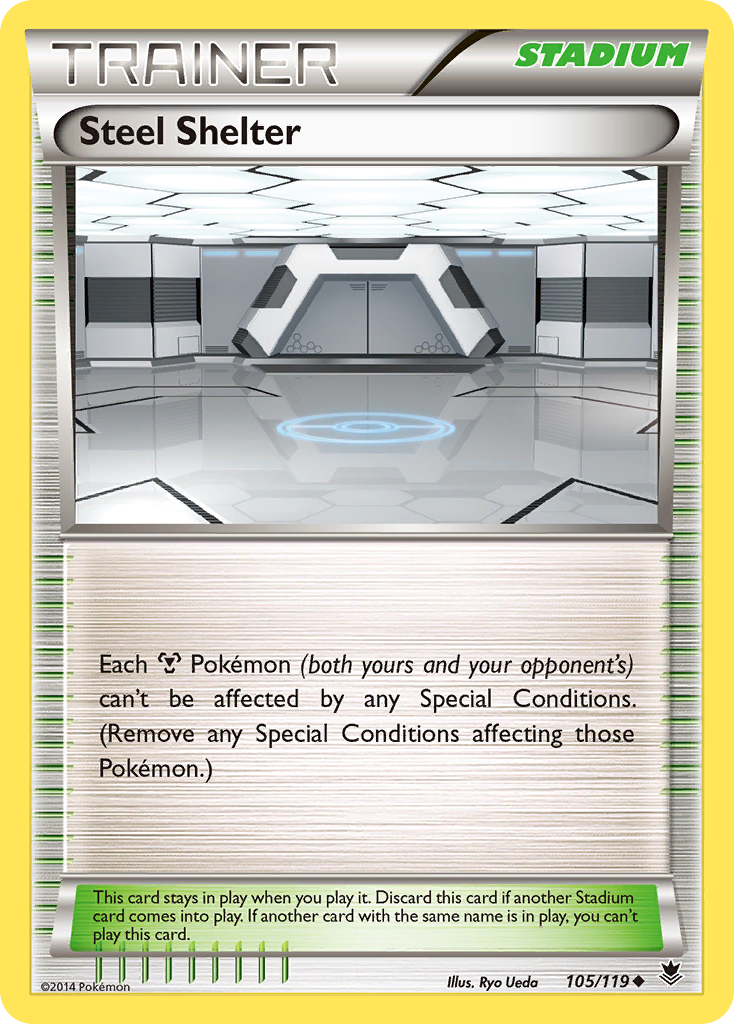 Steel Shelter (105/119) [XY: Phantom Forces] | The Time Vault CA