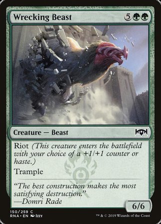 Wrecking Beast [Ravnica Allegiance] | The Time Vault CA