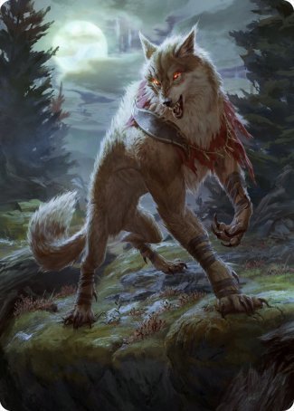 Arlinn, the Moon's Fury 1 Art Card [Innistrad: Midnight Hunt Art Series] | The Time Vault CA