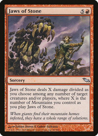 Jaws of Stone [Shadowmoor] | The Time Vault CA