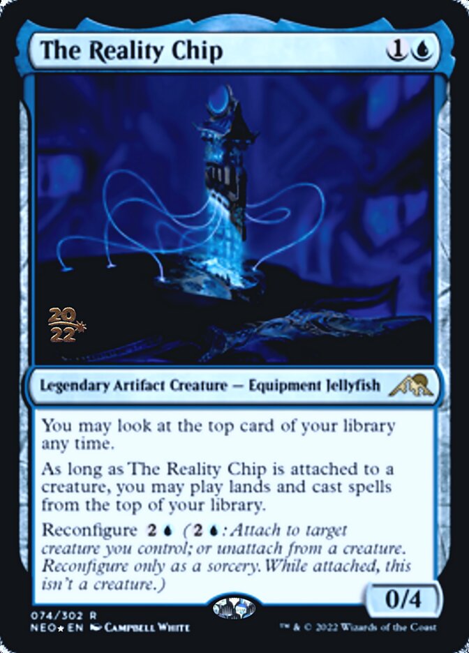 The Reality Chip [Kamigawa: Neon Dynasty Prerelease Promos] | The Time Vault CA