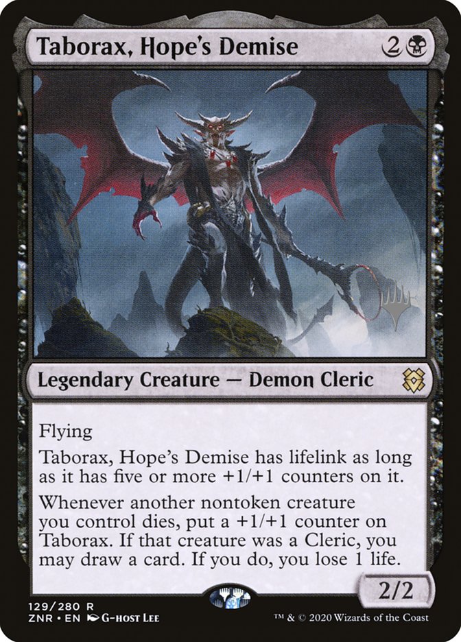 Taborax, Hope's Demise (Promo Pack) [Zendikar Rising Promos] | The Time Vault CA