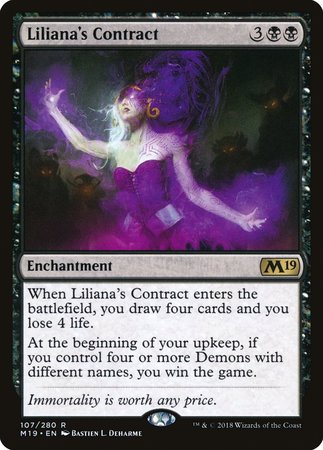 Liliana's Contract [Core Set 2019] | The Time Vault CA