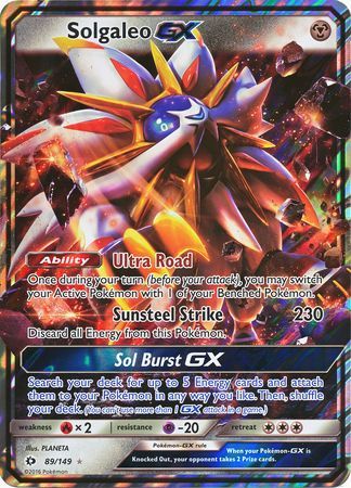 Solgaleo GX (89/149) (Jumbo Card) [Sun & Moon: Base Set] | The Time Vault CA