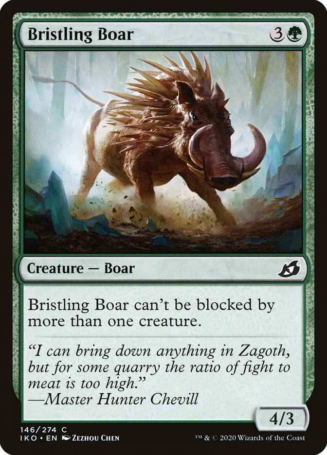 Bristling Boar [Ikoria: Lair of Behemoths] | The Time Vault CA