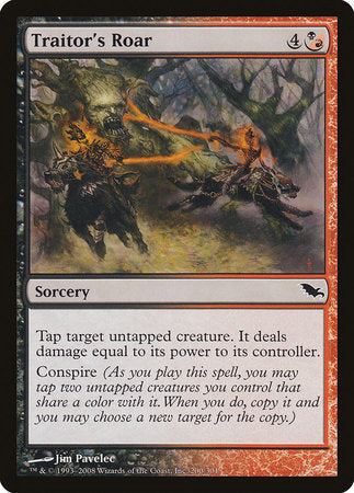 Traitor's Roar [Shadowmoor] | The Time Vault CA
