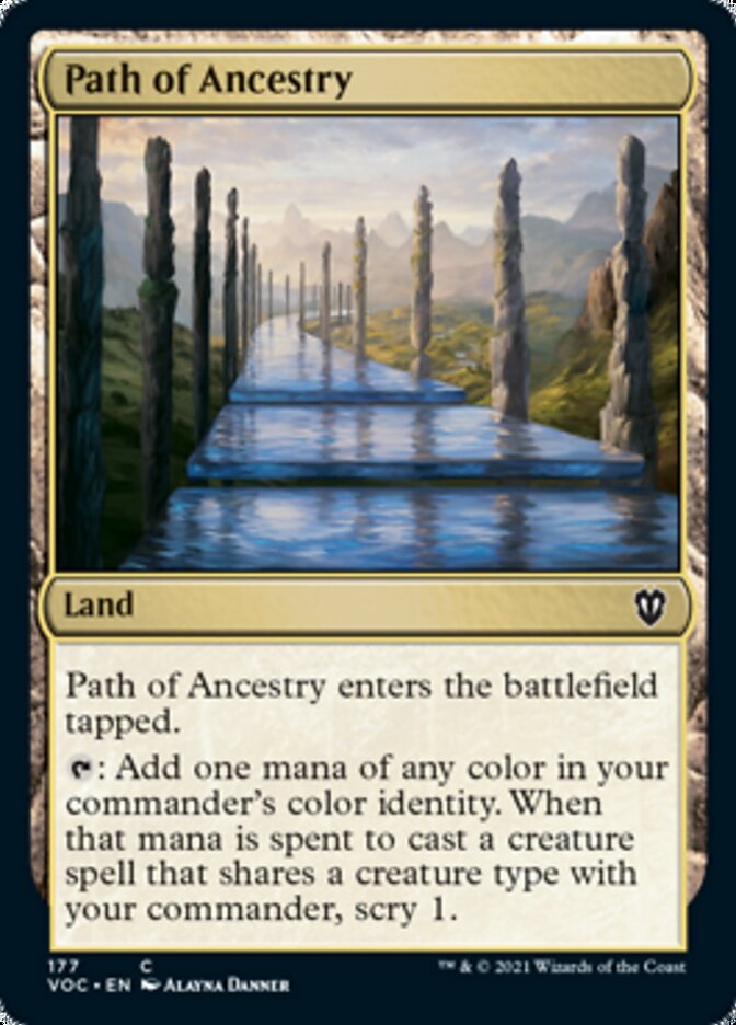 Path of Ancestry [Innistrad: Crimson Vow Commander] | The Time Vault CA