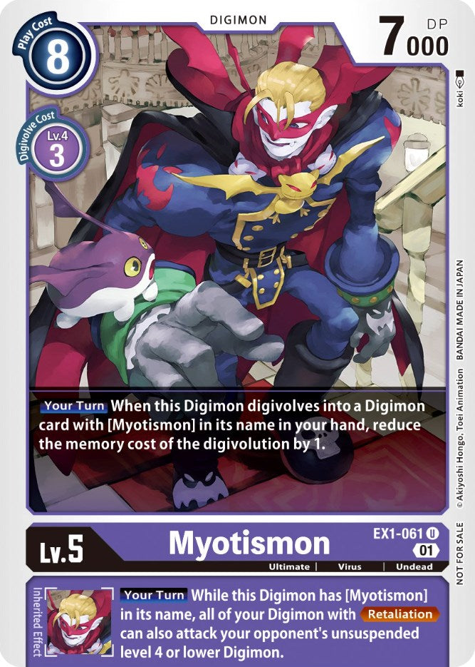 Myotismon [EX1-061] (Winner Pack X Record) [Classic Collection Promos] | The Time Vault CA