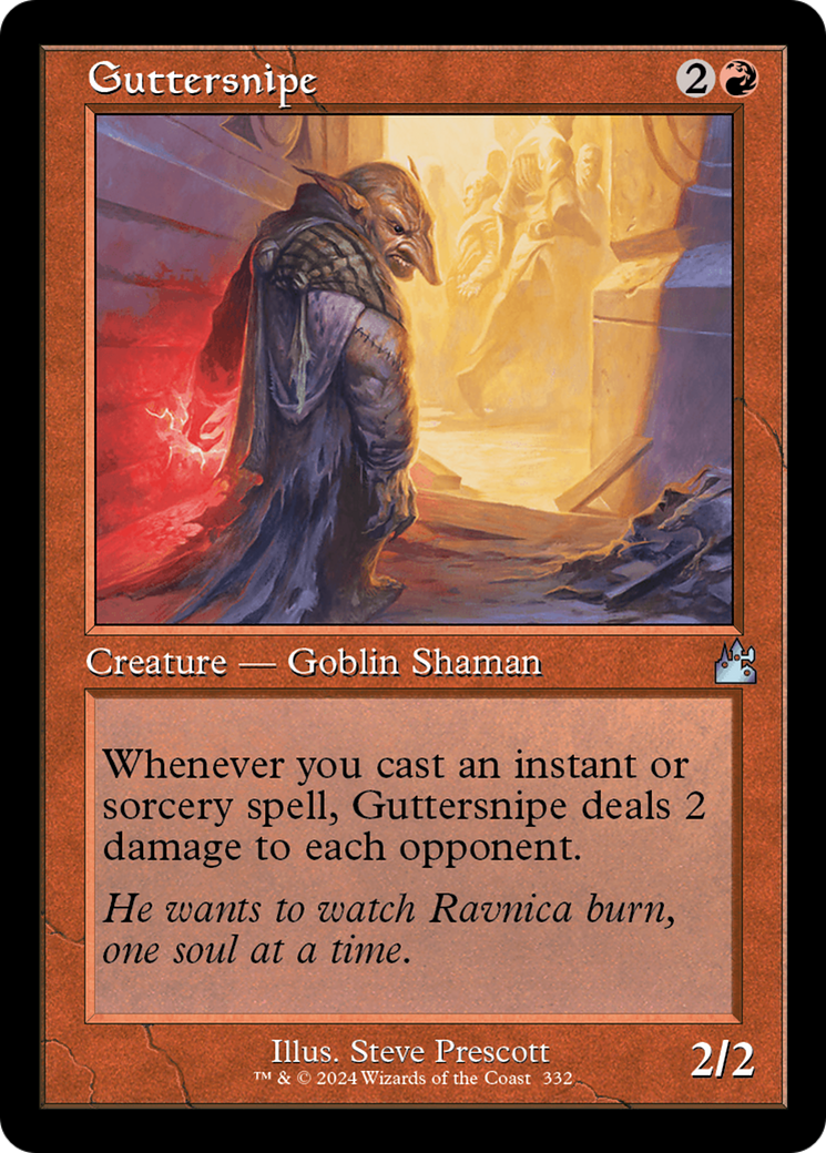 Guttersnipe (Retro Frame) [Ravnica Remastered] | The Time Vault CA